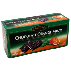 Тёмный шоколад с мятно-апельсиновой начинкой Maitre Truffout orange mint