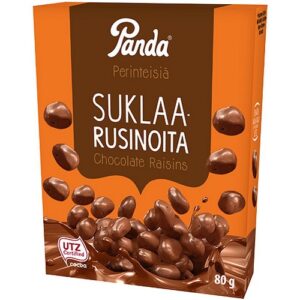 Изюм в молочном шоколаде Panda Suklaarusinoita