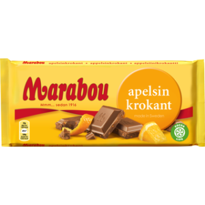 Marabou молочный шоколад с апельсином